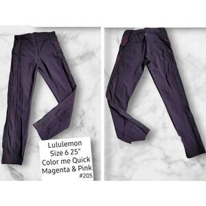 Lululemon Size 6 Color Me Quick